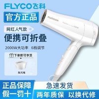 FLYCO 飞科 吹风机专业电吹风冷热风筒2000W宿舍家用大功率新品原FH6232