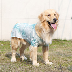 Hoopet 狗狗衣服夏季薄款大狗拉布拉多萨摩耶边牧中型大型犬夏天金毛背心