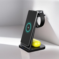 MOYi/墨一 三合一快充 无线充电器  单Type-C口 星曜黑 单头 22W