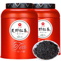 宝然茶叶 特级荒野红茶 新茶福建红茶蜜香型2罐装共500g