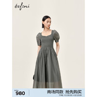 伊芙丽（eifini）伊芙丽连衣裙1F4191052 森林绿 170/92A/XL