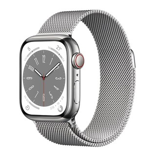 百亿补贴：Apple 苹果 Watch Series 8 智能手表 GPS+蜂窝网络款 不锈钢表壳（GPS、血氧、ECG）
