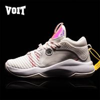 百亿补贴：VOIT 沃特 篮球鞋新款男女中小学生高帮网面透气学生轻便防滑场地战靴