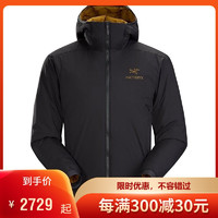 ARC'TERYX 始祖鸟 男士 ATOM LT HOODY 冬季保暖轻便舒适透气 防风轻量级 户外保暖棉衣男 M 24k黑金Black