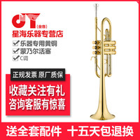 金音 小号乐器高音C调专业考级演奏乐器小号JYTR-A660G乐器 预售款