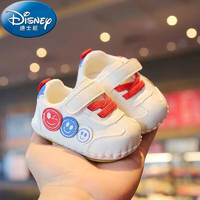 Disney 迪士尼 秋季一岁男宝宝学步鞋软底0-6-12个月婴儿鞋子