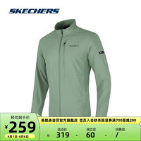 SKECHERS 斯凯奇 舒适休闲外套P224M056 褐绿/03LX L