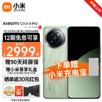 Xiaomi 小米 Civi 4 Pro 新品5G手机 小米手机 春野绿 12GB+256GB 官方标配