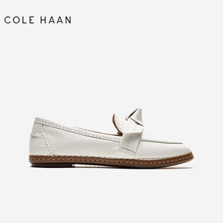 COLE HAAN 歌涵 colehaan/歌涵 女鞋乐福鞋 皮革鞋面一脚蹬休闲鞋女W26569 白色-W26569(瘦脚建议拍小半码) 37.5