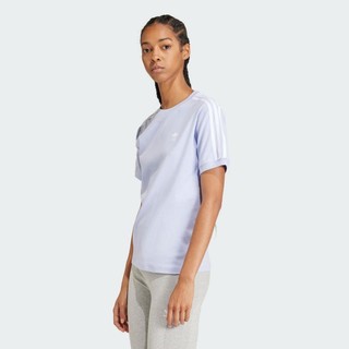 adidas ORIGINALS 3 STRIPE TEE女士舒适耐磨运动休闲短袖T恤