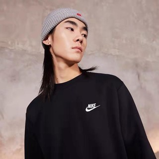 NIKE 耐克 Sportswear Club 男子运动卫衣 BV2663-010 黑色 XL