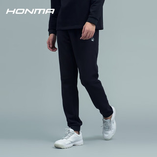 HONMA 【都市机能】高尔夫服饰男士长裤休闲束脚运动裤 黑色 L