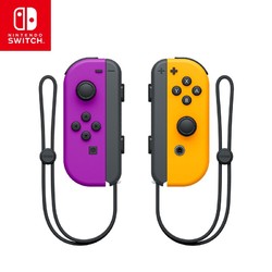 Nintendo 任天堂 Switch NS  Pro手柄 游戏机手柄 NS周边配件 Joy-Con手柄 左紫右橙