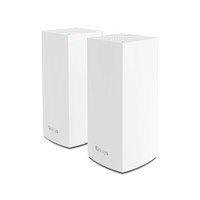 移动专享：belkin 贝尔金 Linksys MX8000 Velop Mesh WiFi 6 系统:AX4000,三频无线网络,全速家庭覆盖,千兆以太网端口(白色,2 件装)