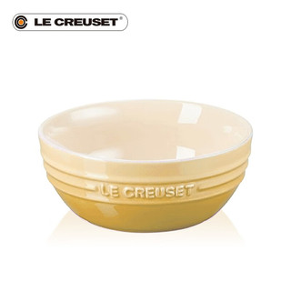 LE CREUSET 酷彩 汤锅法国进口炖煮蒸煲汤通用多功能奶锅煮面小锅珐琅钢辅食锅 20cm沙丘色