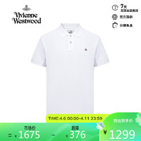 薇薇安·威斯特伍德（Vivienne Westwood）经典款 男士棉质POLO衫 白色 M