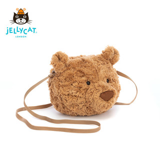 Jellycat 巴塞罗熊包包 可爱毛绒玩具玩偶斜挎包 巴塞罗熊包包 H16 X W18 CM