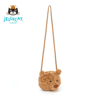 Jellycat 巴塞罗熊包包 可爱毛绒玩具玩偶斜挎包 巴塞罗熊包包 H16 X W18 CM