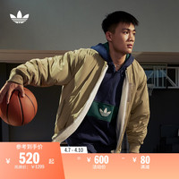 adidas 阿迪达斯 情侣双面穿运动保暖夹克外套男女春季adidas阿迪达斯官方三叶草