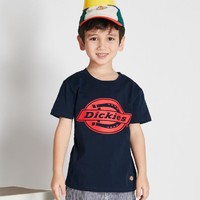 Dickies 帝客 夏季款儿童短袖T恤男童女童经典单色LOGO童装