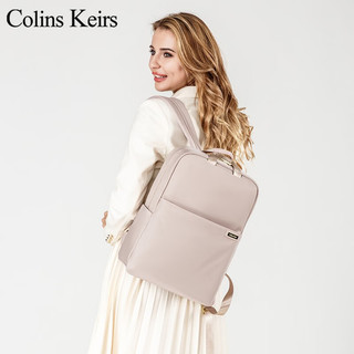 Colins Keirs双肩包女背包书包女大容量初中生高中生背包大15.6英寸电脑包 黑色