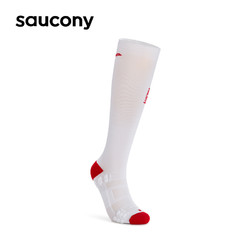Saucony索康尼压缩袜新款运动袜男女款跑步袜舒适透气高筒袜子
