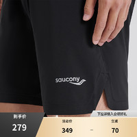Saucony索康尼官方正品跑步短裤舒适透气休闲梭织运动训练男短裤