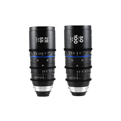 LAOWA 老蛙 S35 Nanomorph 28-55mm T2.9/ 50-100mm  T2.9 1.5X变形宽银幕变焦电影镜头套装 PL卡口蓝