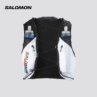 萨洛蒙（Salomon）男女款 户外运动强制装备补水水袋包ADV SKIN 12 RACE FLAG SET 黑色/白色 C20124 S