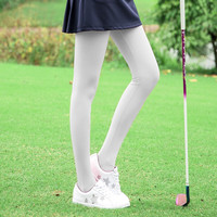 PGM  高尔夫防晒裤 女士 冰丝打底裤 踩脚袜  防晒打底裤 夏季服装 白色/9分裤