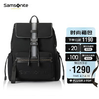 Samsonite 新秀丽 时尚潮男双肩包年轻商务精英电脑包旅行包通勤包NR1*09001黑色