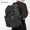 Colins Keirs双肩包男背包大容量书包电脑包大潮牌休闲背包旅行包女 黑色