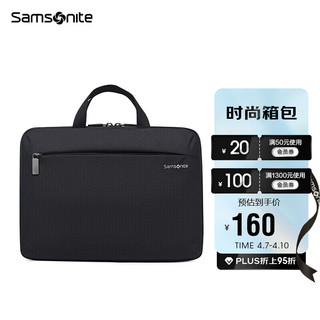 Samsonite 新秀丽 14英寸手提电脑包 BP5 6.5L 黑色