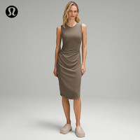 lululemon 丨Shirred Nulu™ 女士中长背心裙  LW1ELWS 游牧灰 6