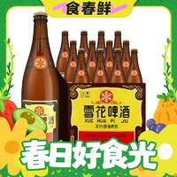 春焕新：SNOWBEER 雪花 啤酒（Snowbeer）经典沈阳老雪 640ml*12瓶