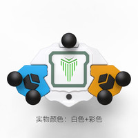 灯昕灯昕摩托电动车防震减震手机导航美团防抖铝合金属防水无线充支架 管夹【标准款】