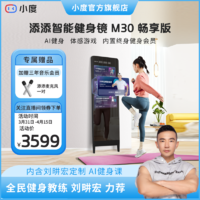 小度 刘畊宏推荐 小度添添健身镜M30畅享版 AI健身 体感游戏