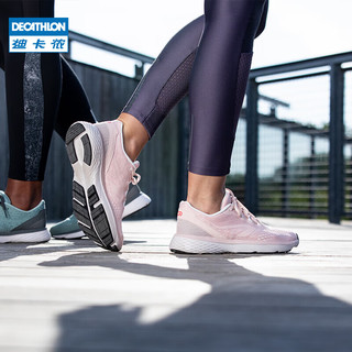 DECATHLON 迪卡侬 运动鞋女轻便网面软底休闲鞋透气户外防滑减震运动鞋RUNS 橄榄绿 35