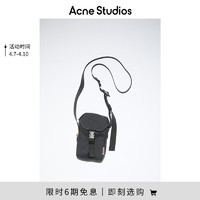 Acne Studios 男女同款格纹迷你手机包斜挎小包C10167 黑色 均码