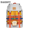 Mr.ace Homme 双肩包女高中学生书包男大容量简约旅行背包 MR20C2044B吃货系列