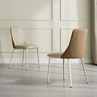 林氏木业 林氏家居现代简约餐厅餐椅新款靠背椅书桌椅 PK1S-A 1.1米单椅 原木色