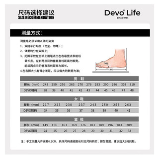 Devo Life的沃软木鞋时尚四季休闲牛皮 包头鞋女士拖鞋外穿3624 军绿色反绒皮 45