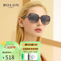 BOLON 暴龙 眼镜 BL5028C11框透灰粉渐进/片灰渐进