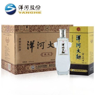 百亿补贴：YANGHE 洋河 大曲象耳42度500mL*6瓶整箱装 绵柔浓香型白酒经典口粮酒水