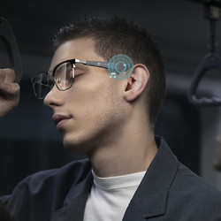 MingYue 明月 镜片 智能眼镜高清蓝牙配度数音乐眼镜1.0版 10196C2透明 1.56（薄） 防蓝光镜片 0度