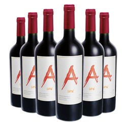Auscess 澳赛诗 红A系列干红葡萄酒 原瓶进口 红A赤霞珠750ml6瓶装