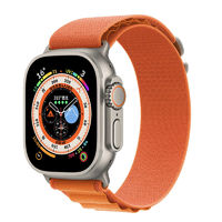 百亿补贴：Apple 苹果 Watch Ultra 智能手表 49mm GPS+蜂窝网络款 钛金属原色表壳（GPS、血氧、ECG）