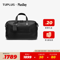 TUPLUS 途加 大容量旅行包手提包时尚商务短途行李包男女运动包 石墨黑
