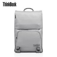 ThinkPad 思考本 ThinkBook 15.6英寸都市商务多功能双肩包 4X40V26080（银灰） （银灰） 双肩包
