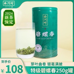 西湖牌 2024新茶预售西湖牌  特级碧螺春嫩芽散装 250g